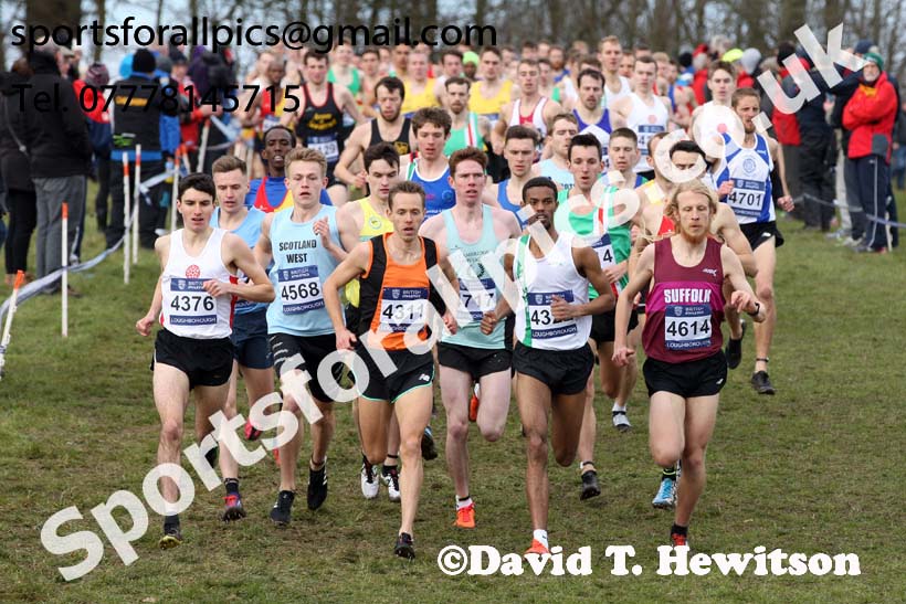 Senior mens 2019 British Athletics Inter Counties Cross Country, Prestwood Hall, Loughborough. Photo:  David T. Hewitson/Sports for All Pics